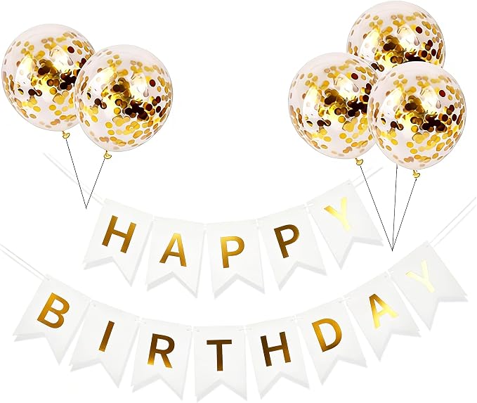 Happy Birthday Banner Sign Bunting Hanging Decorations by Unknown