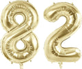 Number 82 Balloons for 82nd Birthday Party Decorations, 40 Inch 0-100 by Joycard
