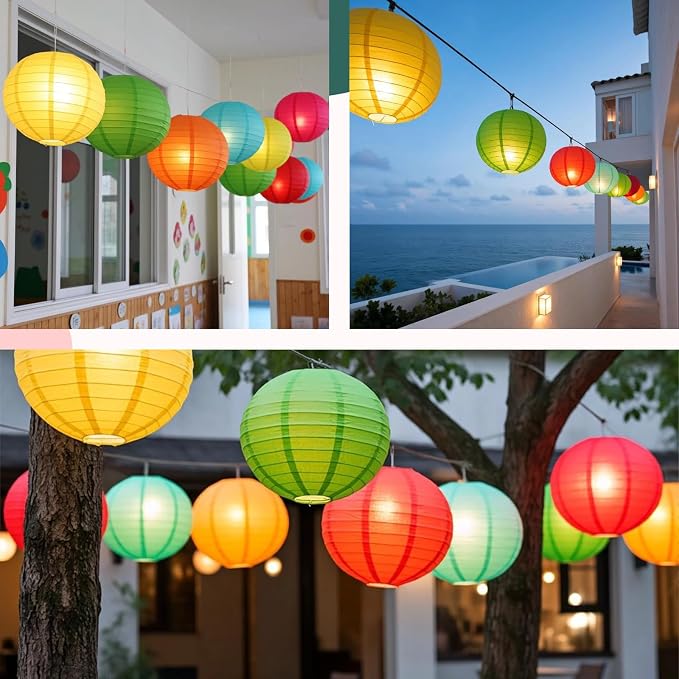 Colorful Chinese Paper Lanterns - Image 4