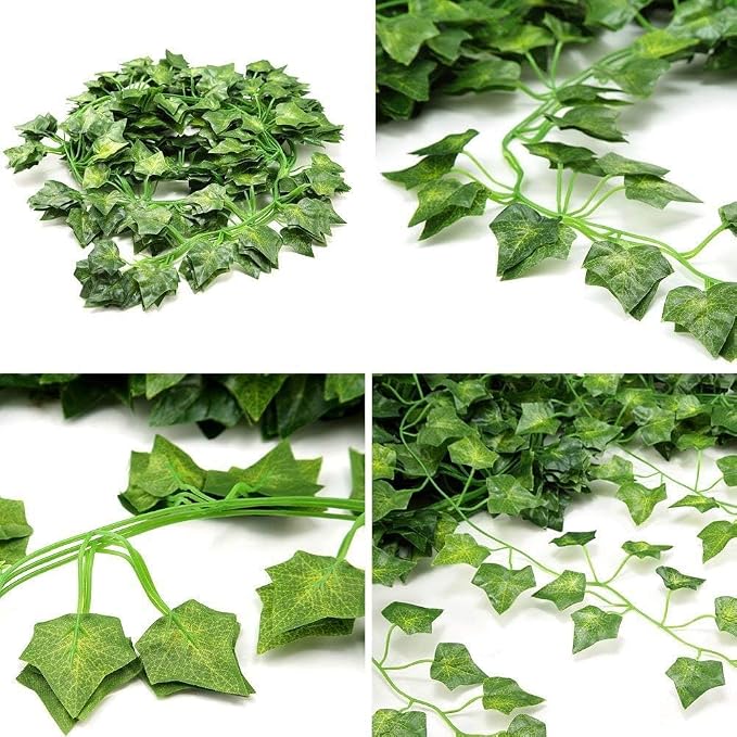 Comtelek Fake Vines for Room Decor 48PCS Artificial Ivy Garland - Image 8