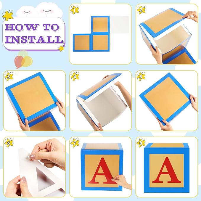 ReliThick 6 Pcs Custom Letter Toy Inspire Party Boxes - Image 4