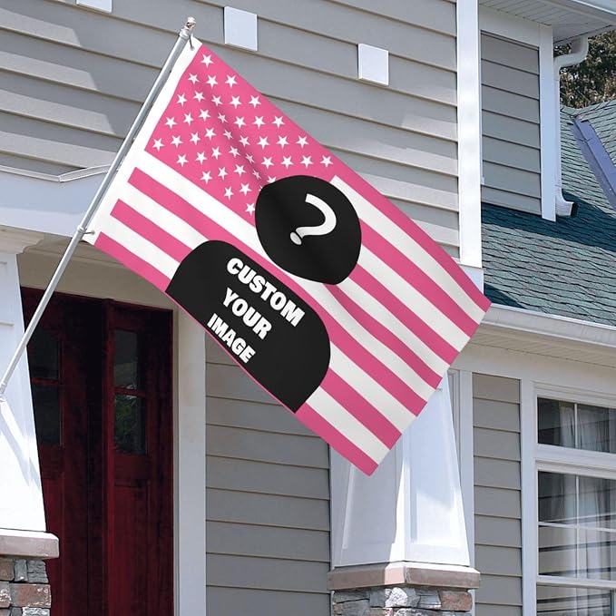 Custom Pink American Flag 3x5 Ft, Personalize Flags Design Your Image | Custom - Image 5