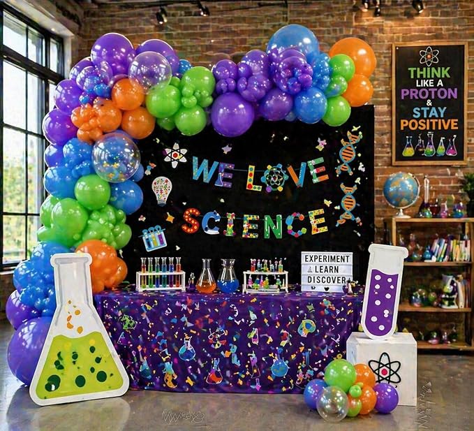 141Pcs Science Fair Balloon Arch Garland Kit - Image 7