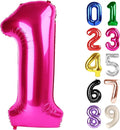 1 Balloon - Hot Pink Birthday Number Balloons, 40 Inch Party Decorations | Hot by ALPHADELTAPI