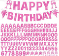 129Pcs Glitter Customizable Banner Kit DIY Custom Letter Banner DIY Girls Happy by MFLUEEWR