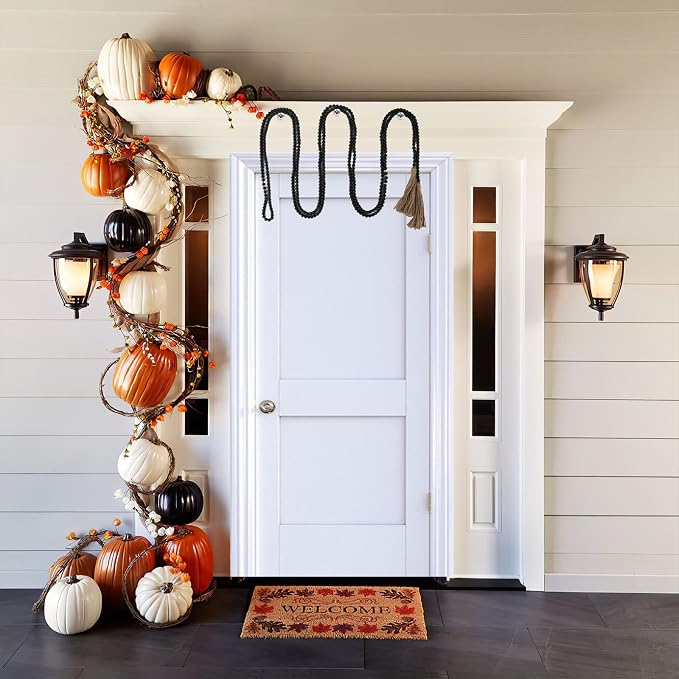 CVHOMEDECO. 16 Feet Wood Beads Garland - Image 7