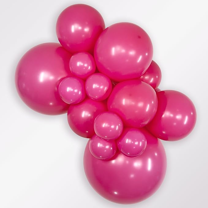 Sempertex Deluxe Fuchsia Balloons, 11 Inch, vibrant color, - Image 2