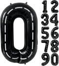 40 Inch Race Car Black Number Balloons Race Car Birthday Party Balloons Large by Yeodong