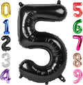 40 Inch Black Number 5 Balloon Birthday Party Decorations by Hadoife