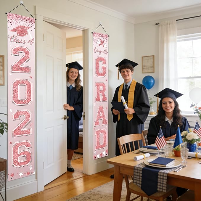 Graduation Decorations 2026 Porch Banner, Graduation Banner Class of 2026 - Image 6