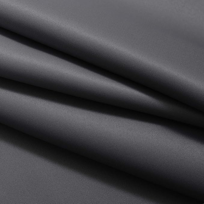 Yakamok Ombre Curtains Black and Greyish White - Image 6