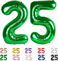 Number 25 Balloon 40Inch for 25th Year Old Birthday Decoration, Dark Green | by Mluchee