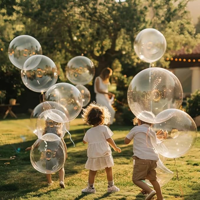 30 Pack Clear Balloons 36 Inch Clear Latex Party Large Balloon Bulk - Image 5