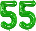 Number 55 Balloons for 55th Birthday Party Decorations, 0-100 Large No.55 by Joycard