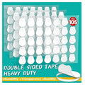 Double Sided Sticky Tape Dots, Balloon | No Glue Residue Removable Stickers by Tikfoam
