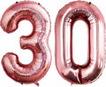 Number 30 Balloons for 30th Birthday Party Decorations, 42 Inch Jumbo Foil by GOER