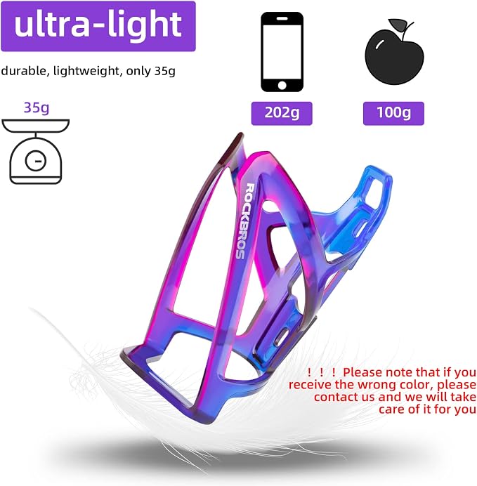 ROCKBROS Bike Water Bottle Holder Ultra-Light Bicycle Bottle Cages - Image 4