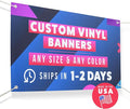 CustomForMe Personalized Vinyl Banner – Vinyl Printed Customizable Banner by CustomForMe
