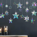 Cheerland Iridescent Star Party Decorations Holographic Hanging Stars Garlands by Cheerland