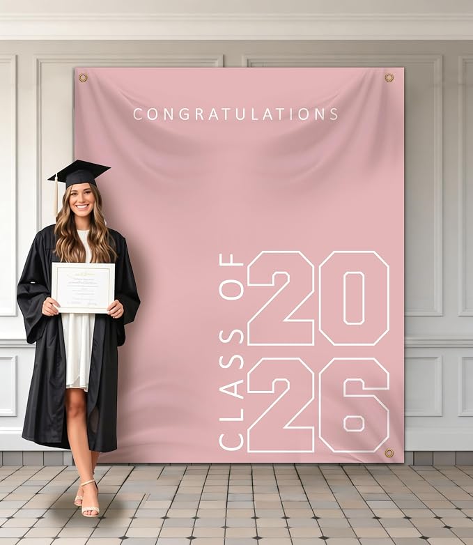 Class of 2026 Graduation Banner 5X6feet by ATFUNSHOP