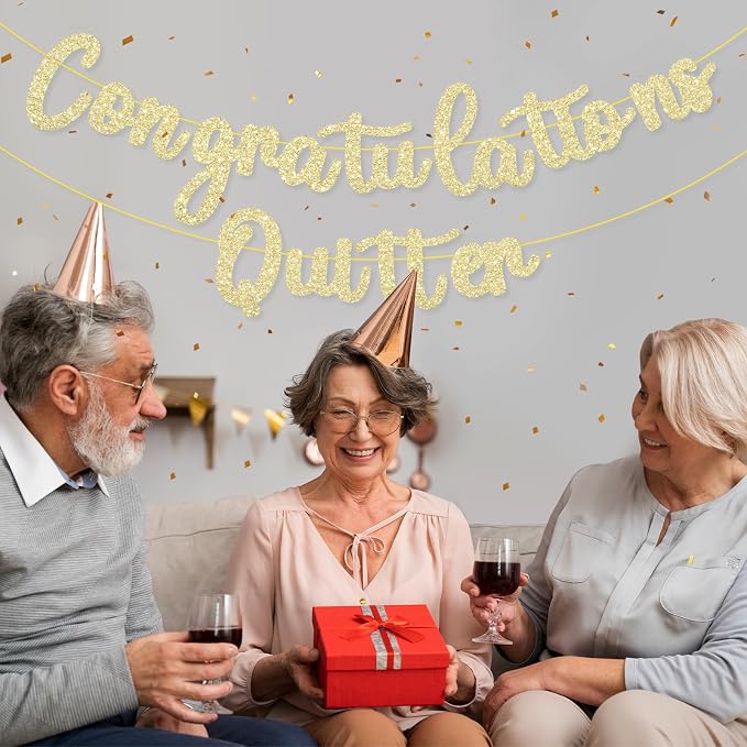 Pre-Strung Congratulations Quitter Banner - Image 7