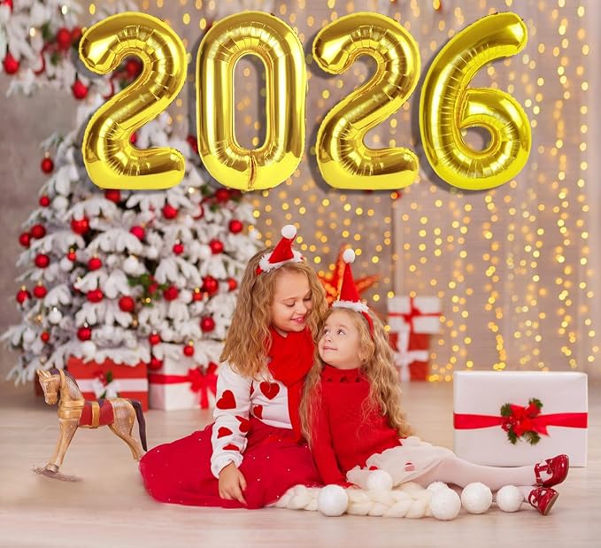 2026 Balloon 40 inch Gold Number Balloons - Image 6