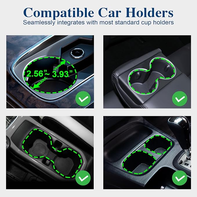 Car Cup Holder Expander, Cup Holder Extender Adapter - Image 2