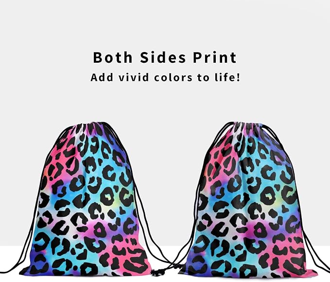Giwawa Colorful Leopard Gymnastics Grip Bag - Image 3