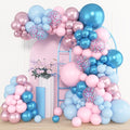 Amandir 153pcs Pink Blue Balloon Garland Arch Kit Different Sizes | 18 12 10 5 by Amandir