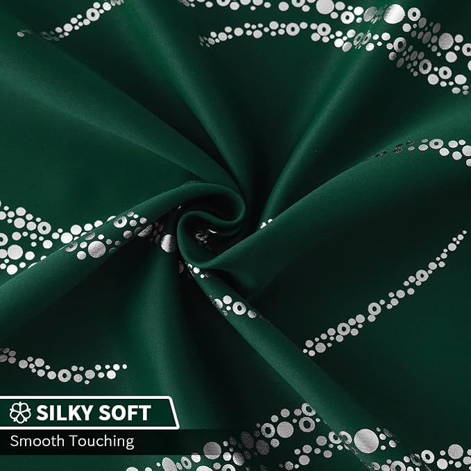 Yakamok Emerald Green Blackout Curtains - Image 5
