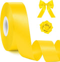 30Yards 1In Yellow Satin Ribbon by Fullive