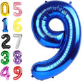 Number Balloons 40 Inch Blue 8 Balloon by Argthjy