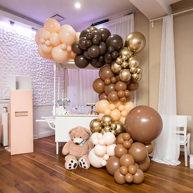 Lukiituke Brown Balloons, Thanksgiving Decorations - Image 8