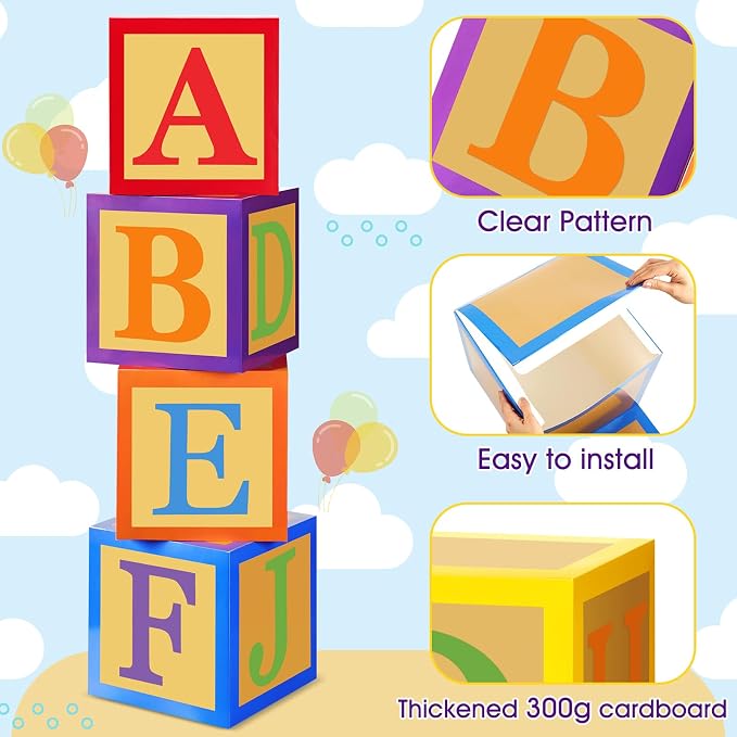 ReliThick 6 Pcs Custom Letter Toy Inspire Party Boxes - Image 3