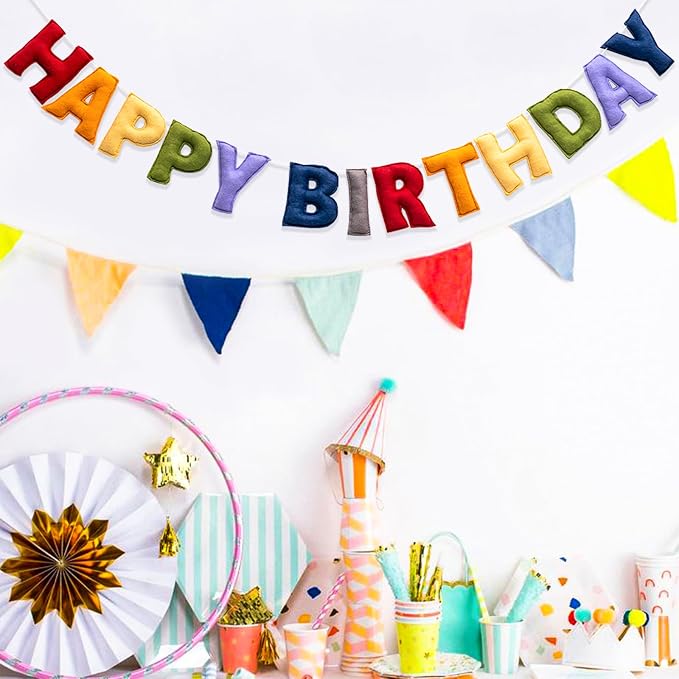 Pre-Strung Happy Birthday Banner - Image 5