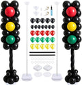 Gejoy 2 Sets Traffic Light Balloons Column Stand Kit by Gejoy