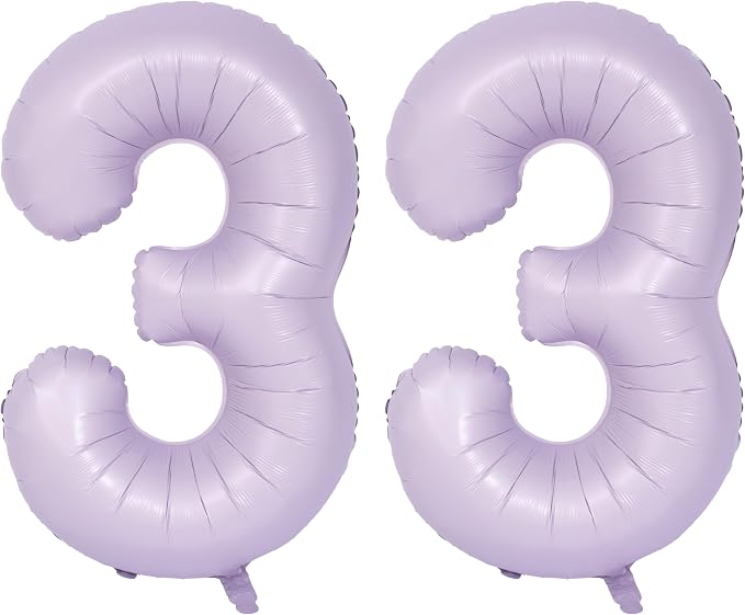 40 In Matte Purple Number Balloons Helium Foil Mylar Balloon Digital 33 | by Exquisitehighqualitypartydecorationstomeetyoureveryneed%EF%BC%81