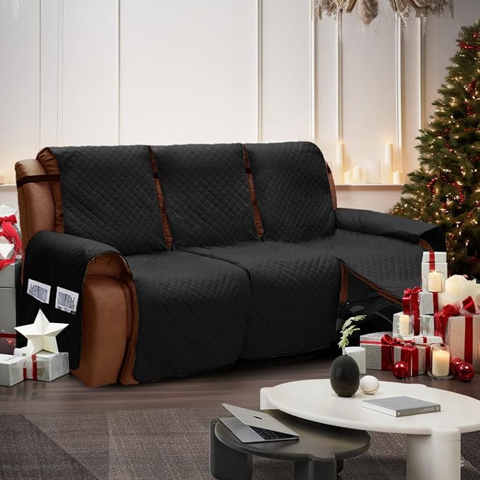 XINEAGE Water Resistant Recliner Cover, 3 Seat Sofa Covers - Image 5