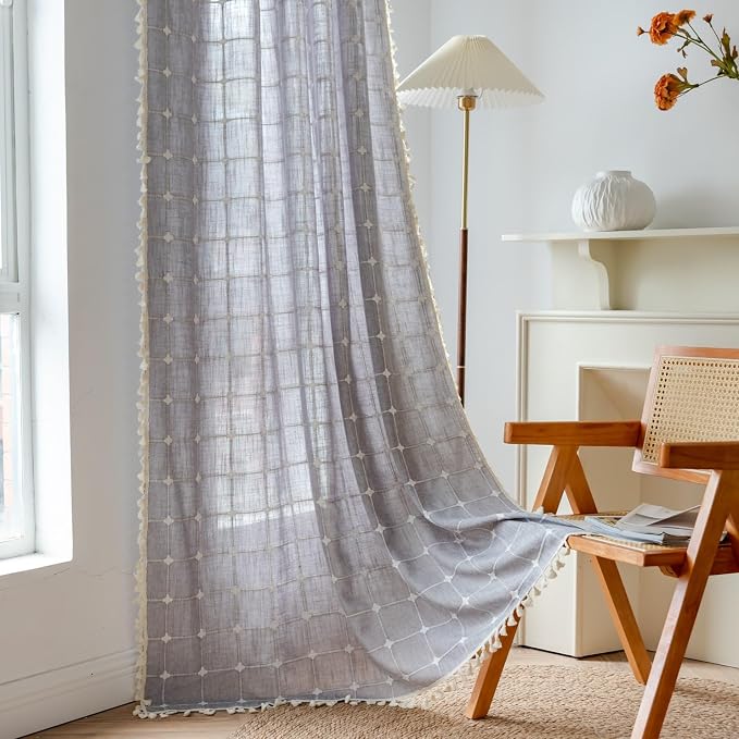 Sutuo Home Boho Curtains 96 Inches Long by SutuoHome