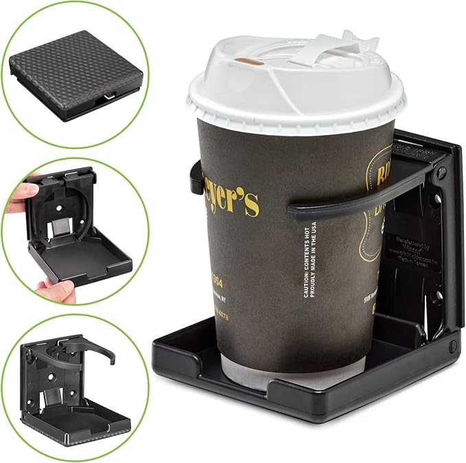 Spurtar 2pcs Boat Cup Holder 2.36-3.94'' Adjustable Foldable | Suitable - Image 7
