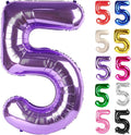 Purple Number 5 Balloon 40 Inch by IWERP