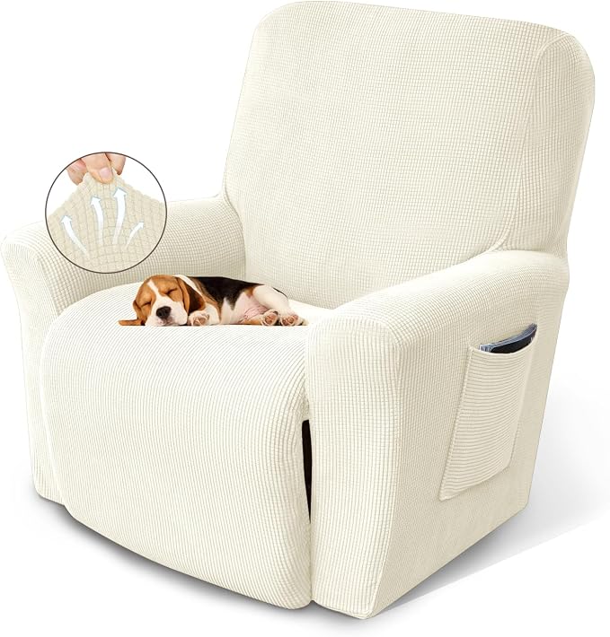 Recliner Chair Covers, 1-Piece Lazy Boy Recliner Covers, Furniture Protector & by KEKUOU