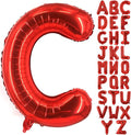 Lovoir 40 Inch Large Red Letter C Balloons Big Size Jumbo Mylar Foil Helium by Lovoir