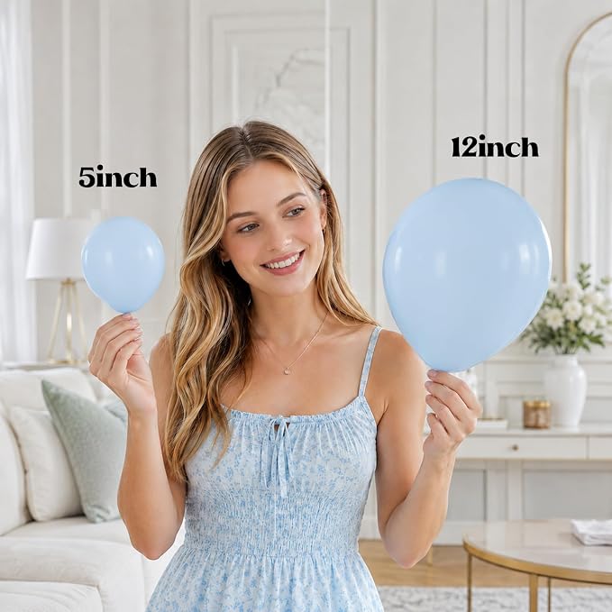 Pastel Blue Balloons - Image 7