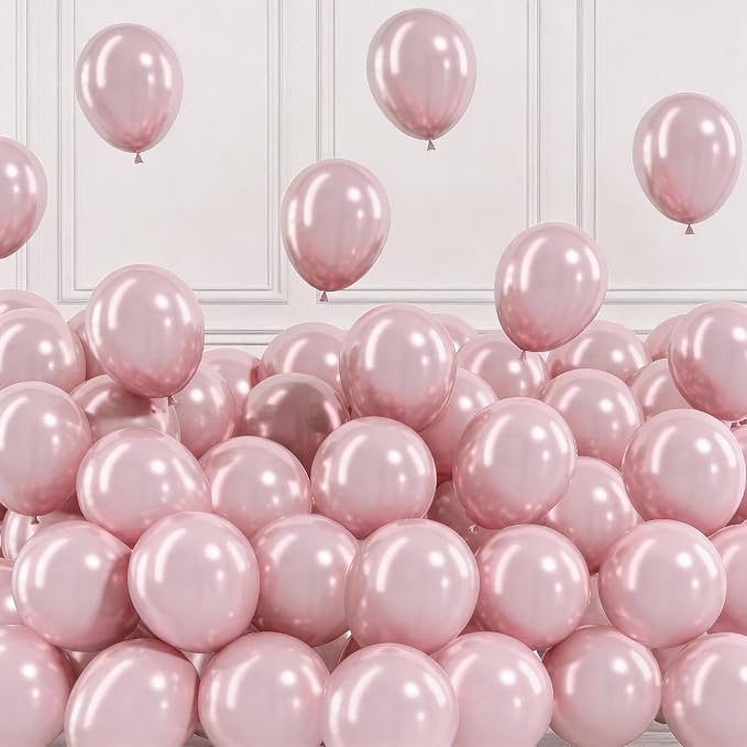 Metallic Pink Balloons by Togvu