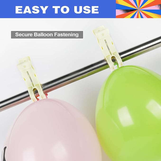 10 Pack Large Clips for Balloon Arch Plastic 3.62 Inch Heavy Duty Balloon Arch - Image 5