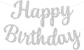 Glitter Happy Birthday Banner Sign Birthday Garland Wall Door Banners Flag by Unknown