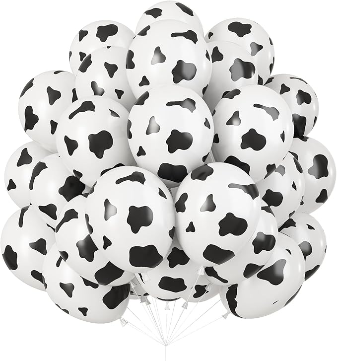 Cow Print Balloons by Isndare