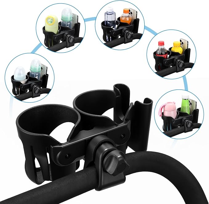 Accmor Stroller Cup Holder, Walker Wheelchair Bike Drinks Holder | Universal - Image 9
