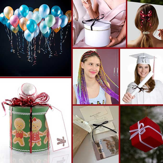 Crimped Curling Ribbon，500 Yard，1/5" - Image 7